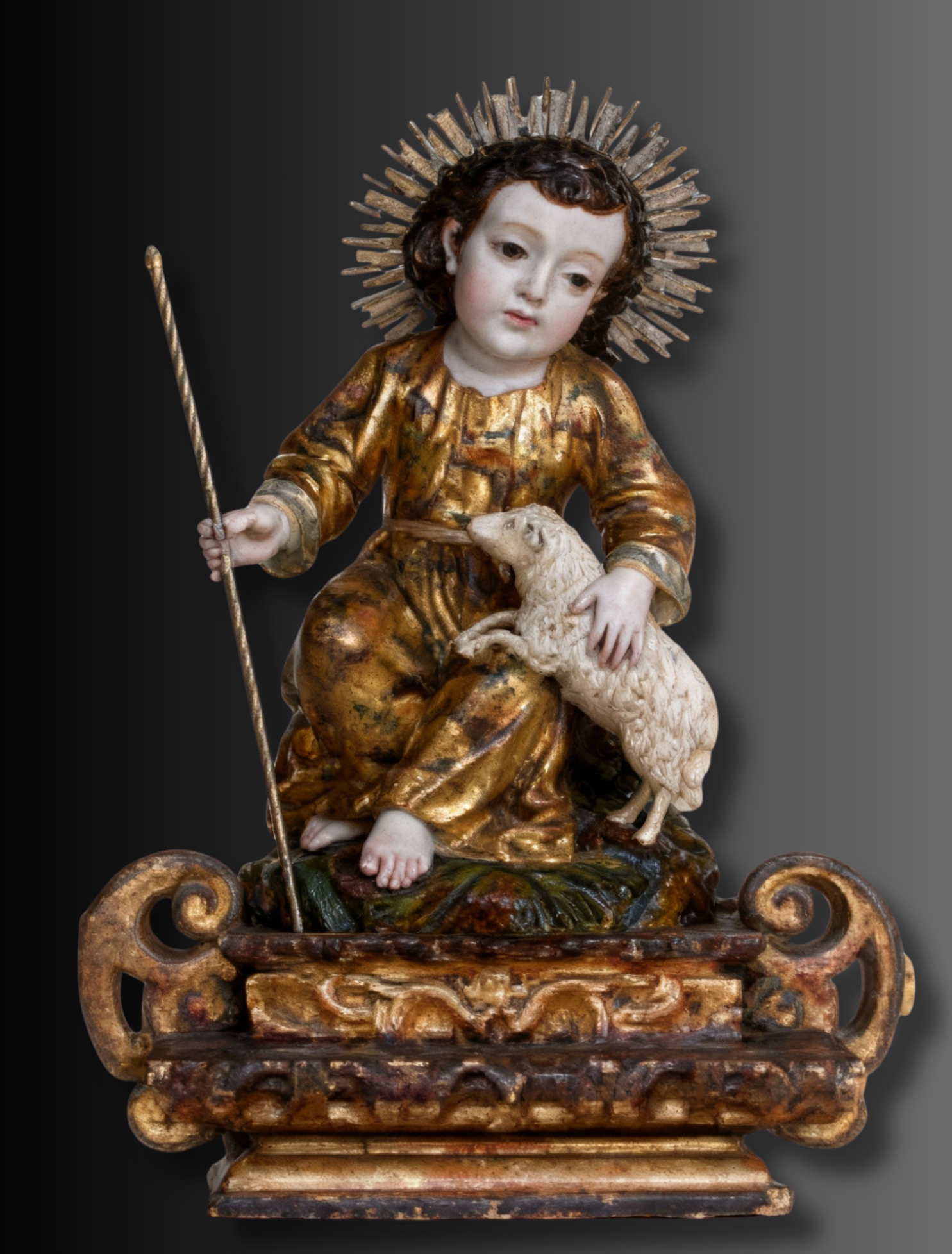 ESCULTURA divino pastor grande